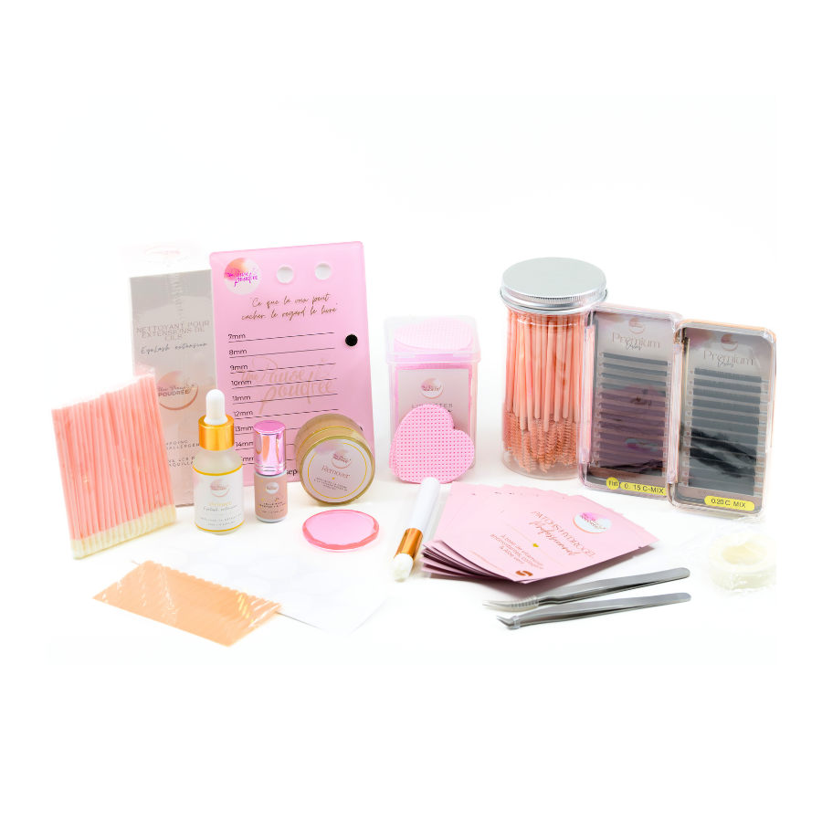 Kit Débutante Extension de Cils - Beauté & Volume - Une Pause Poudrée