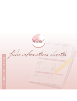 Fiche informations clientes