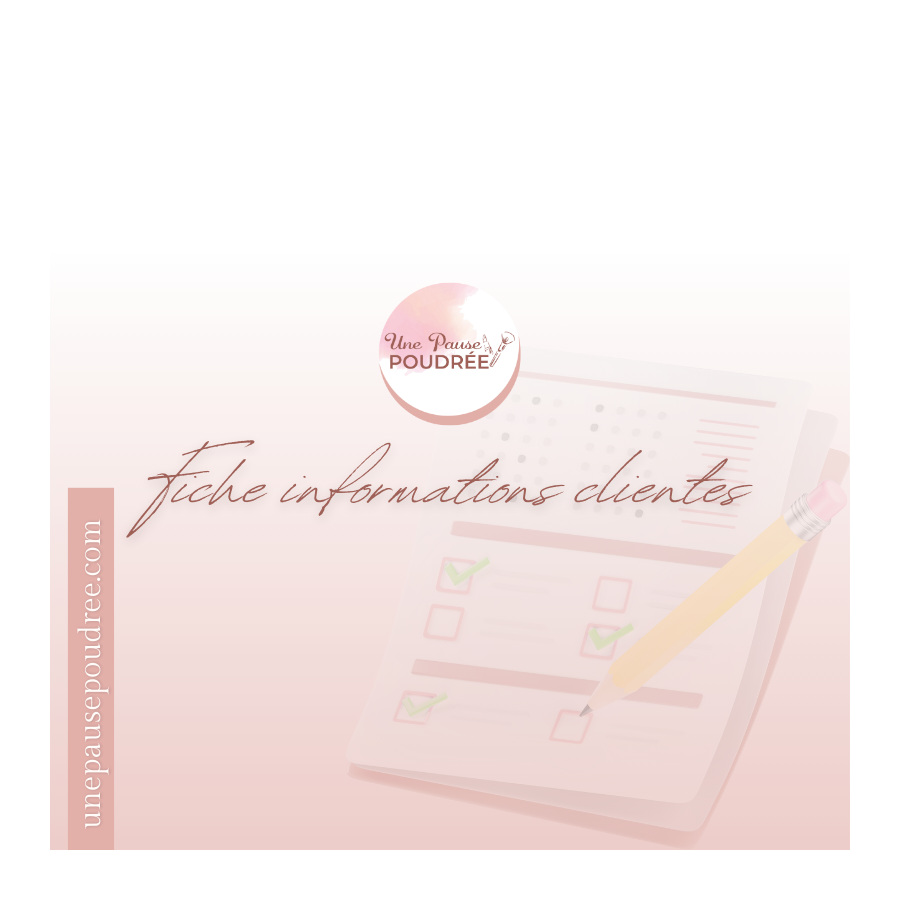 Fiche informations clientes