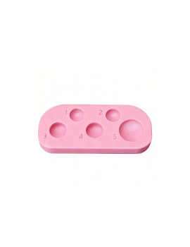 Palette de mélange silicone rose pour teinture, lashlift, browlift