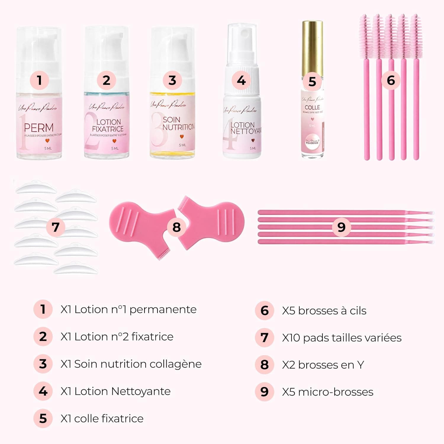 kit de rehaussement de cils