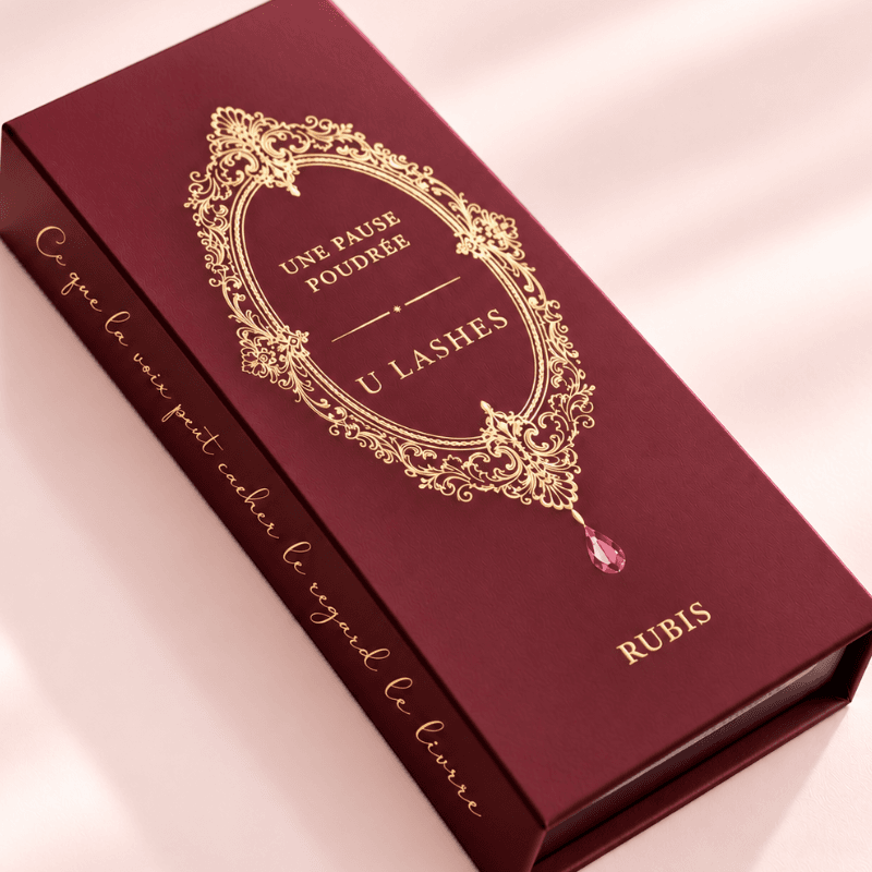 Précommande Cils en UU classique et U4D RUBIS en 0.07CC bordeaux |COLLECTION BAL DES CYGNES